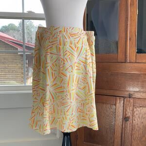 Monterey Club Stretch Athletic Skirt W/Built In Shorts, Size L